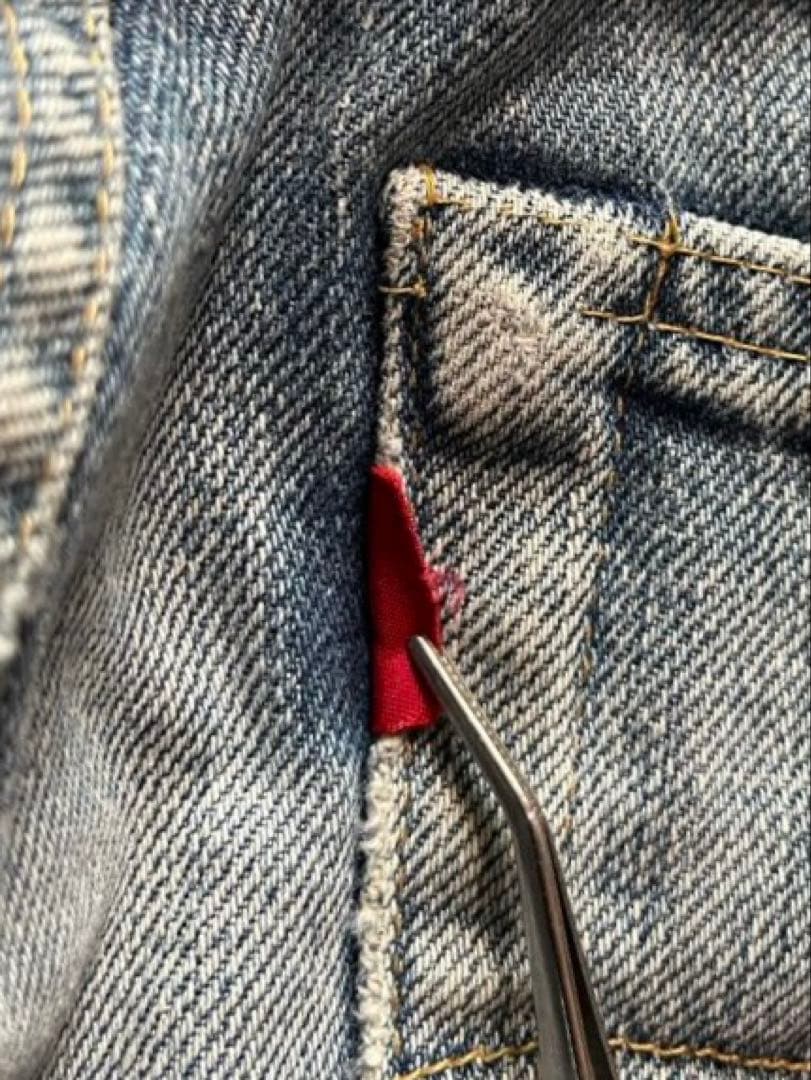 s*a様 【希少】140周年記念LEVI'S701XX BIG E赤耳 片面タブ