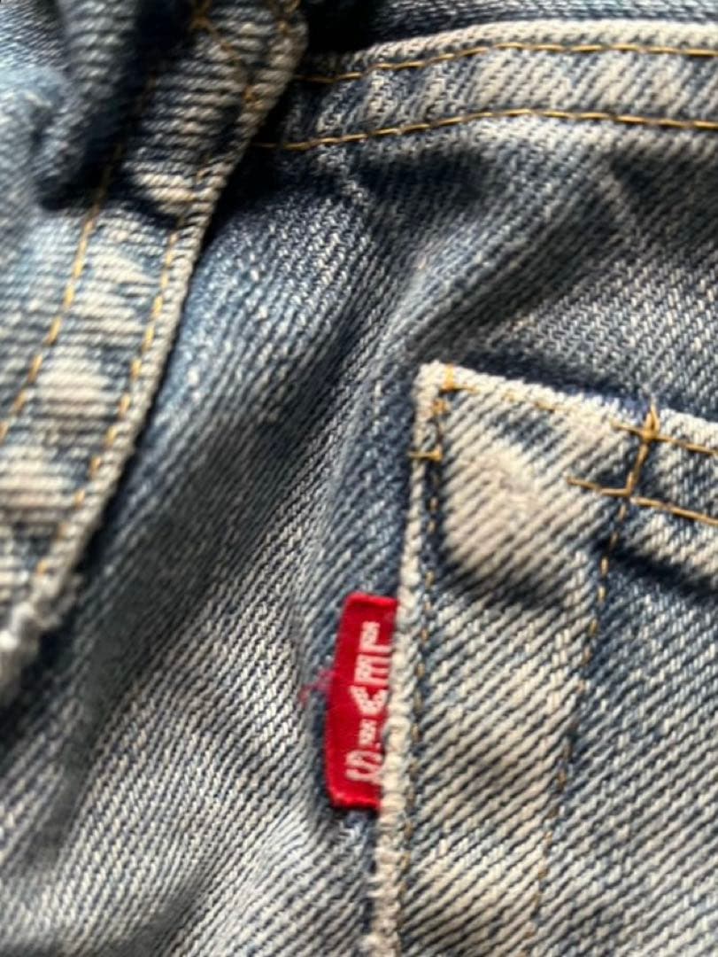 s*a様 【希少】140周年記念LEVI'S701XX BIG E赤耳 片面タブ
