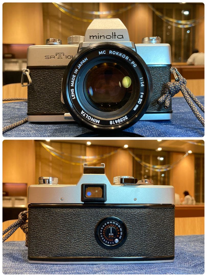 minolta srt101★ロッコールf1.4 ★完動品＊美品＊初期保証付き