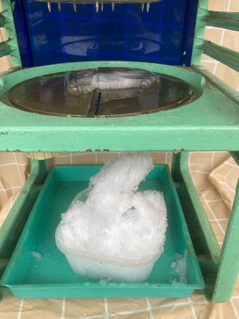 かき氷機　業務用　手動　ブロック氷　ふわふわ　初雪　HA-3N 中部コーポレー