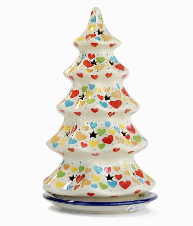 너*ン様 ★クリアランス★ポーリッシュポタリー クリスマスツリー 【カラフルハー