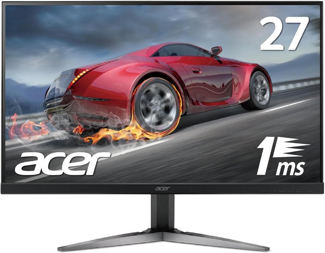 Acer 27インチ WQHD 1ms 75Hz TN ゲーミングモニター①