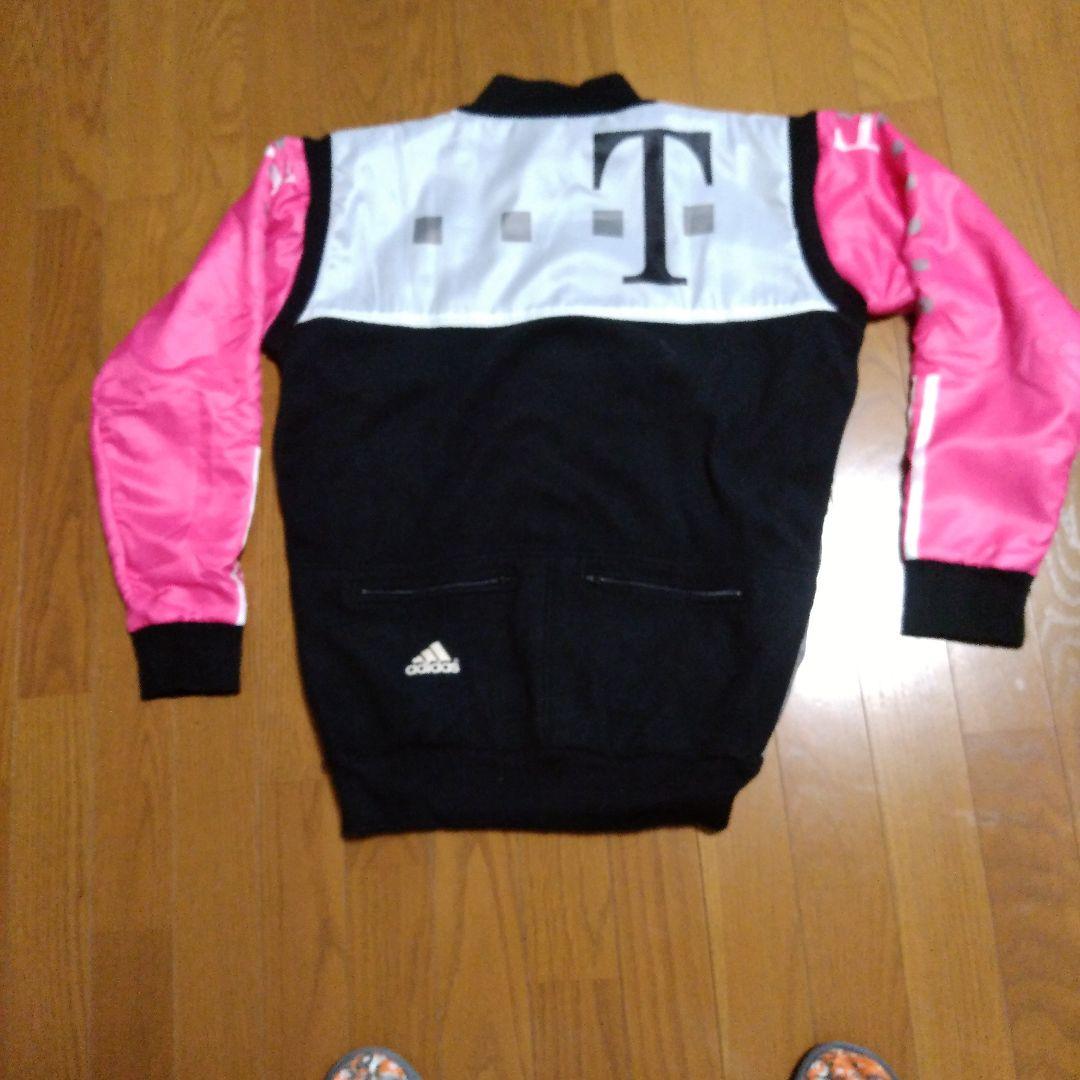【再値下げ】ビンテージ　adidas ウィンタージャケット　ドイツテレコム