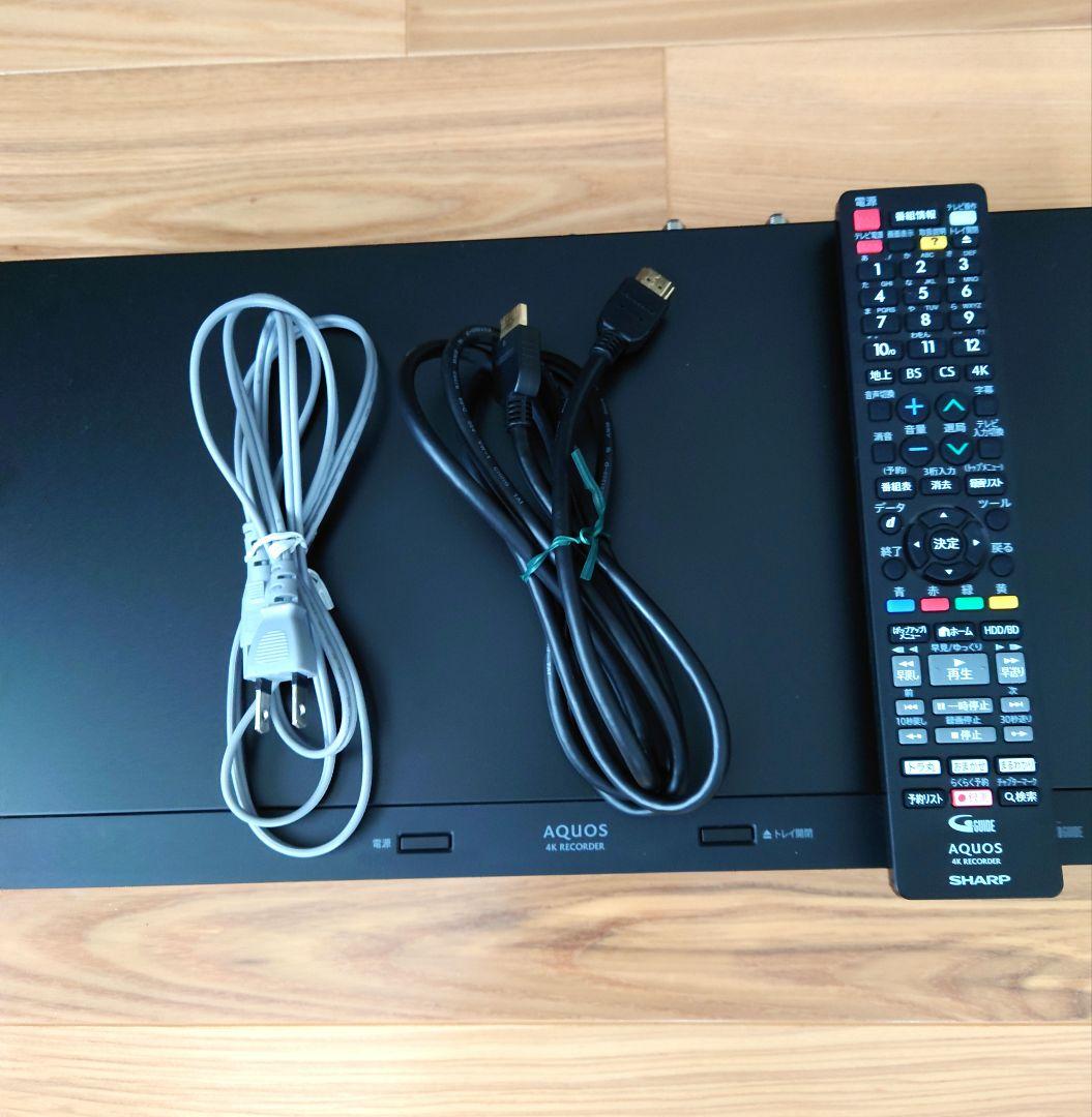 SHARP 4B-C108T3 4K ブルーレイレコーダー