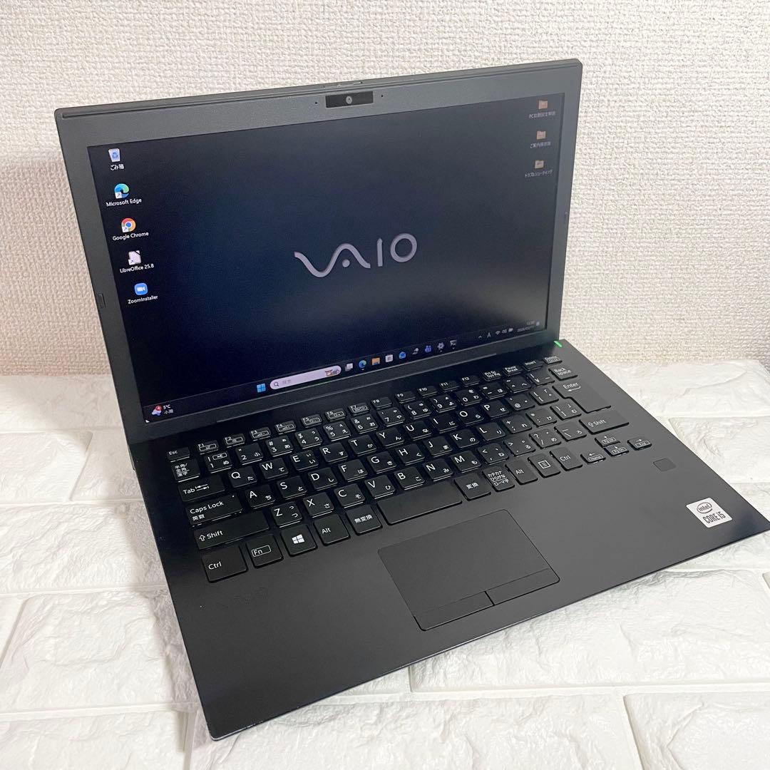 【即使用可】10世代 i5 VAIOメモリ8G SSD256GB バッテリー◎