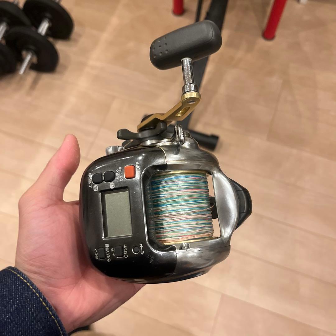 電動リール デジタル表示付き