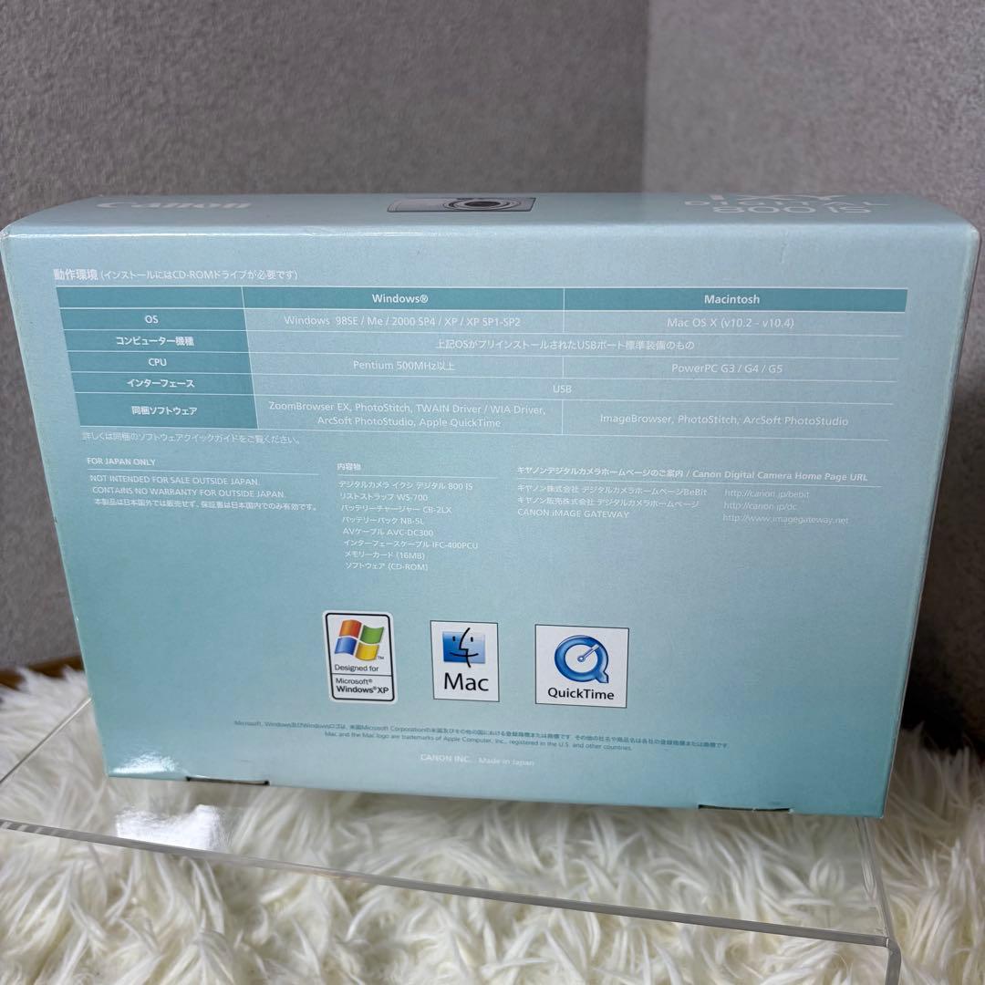 【完品】Canon IXY DIGITAL 800 IS 付属品多数