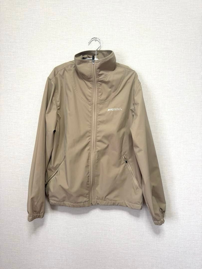 【美品】FR2 GOLF ブルゾン ジャケット ベージュ　M メンズ　ゴルフ