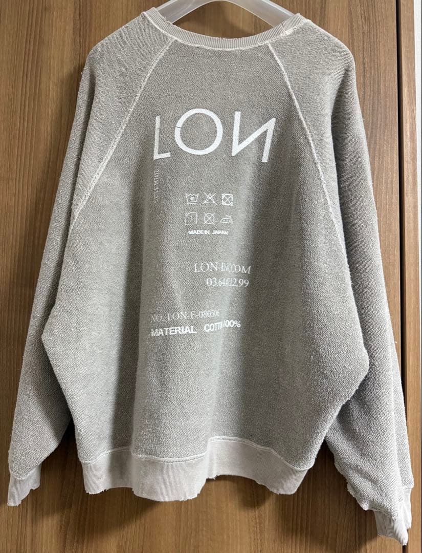 トップス LON TWO SIDE SWEATSHIRT #04 GREIGE