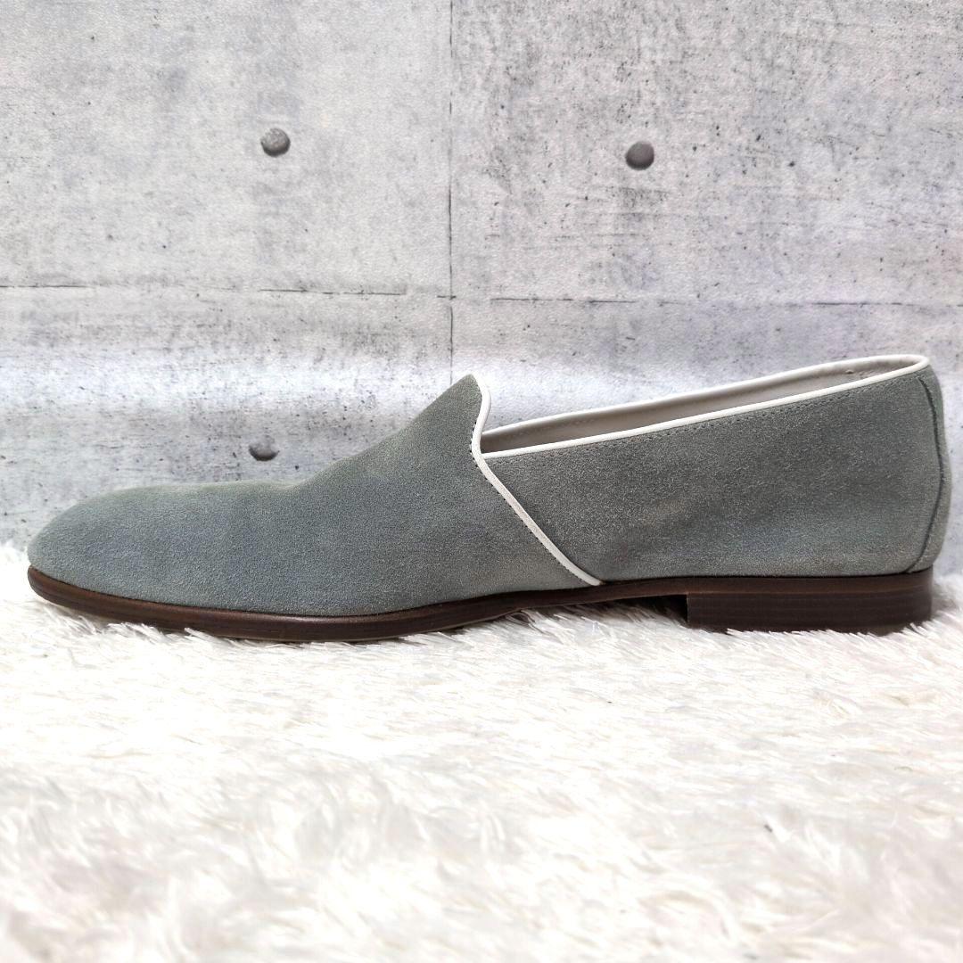 【定価143000円 極美品】ジョンロブ　ショア　スリッポン　スエード　8695