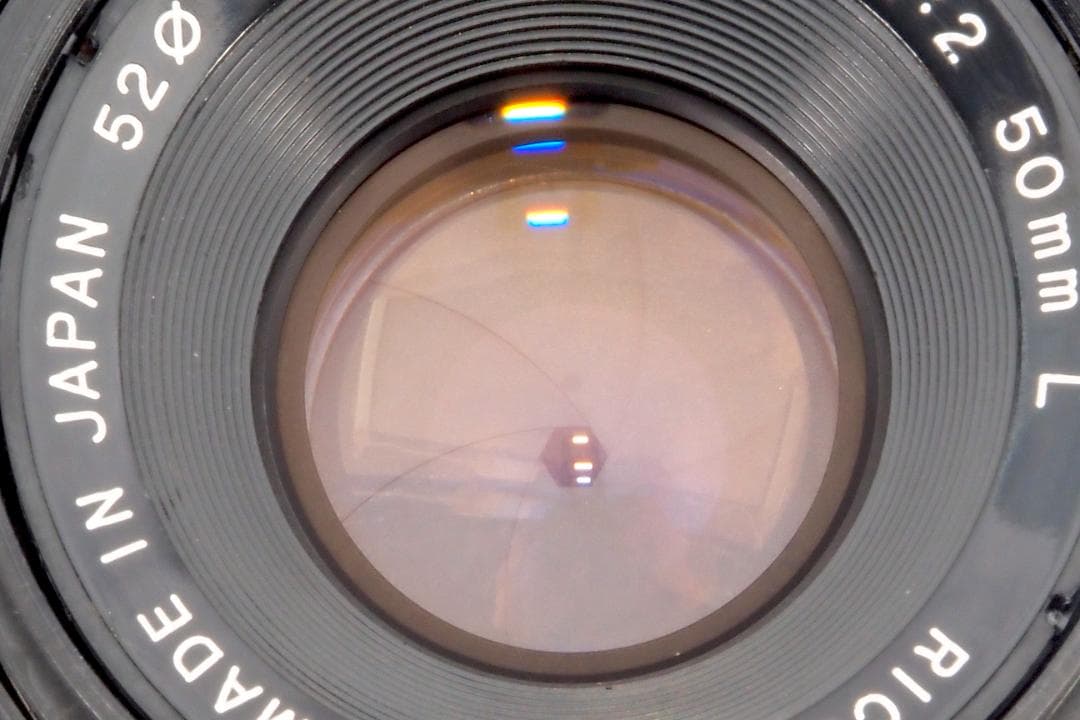 RICOH XR RIKENON 50mm L f2 とてもきれい 分解整備済
