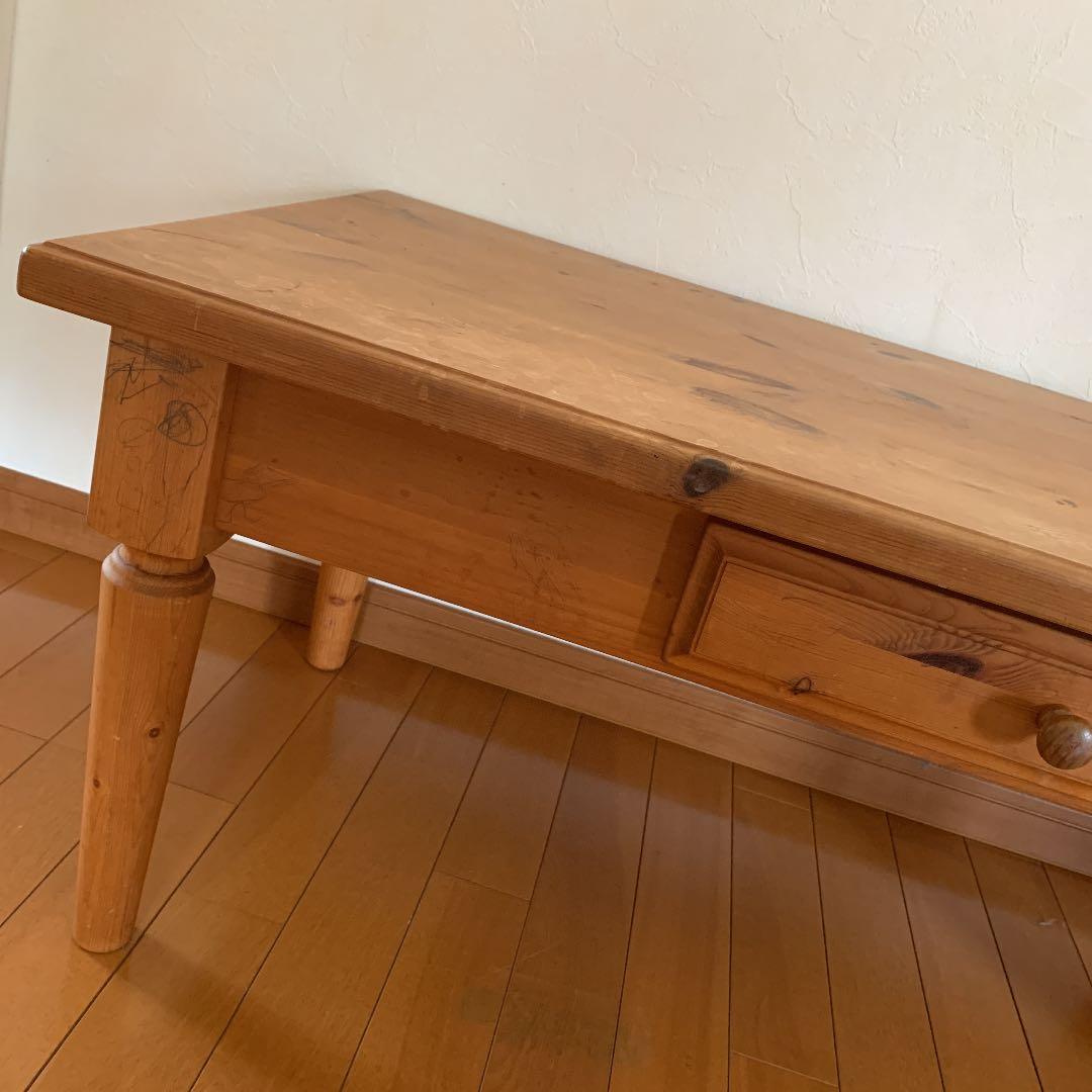 ローテーブル センターテーブル オーク