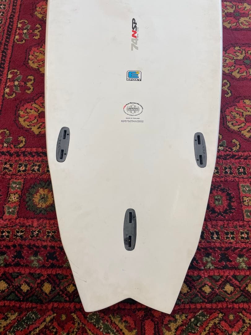 【7.4 ミッドレングス】【ジャンク】NSPサーフボード