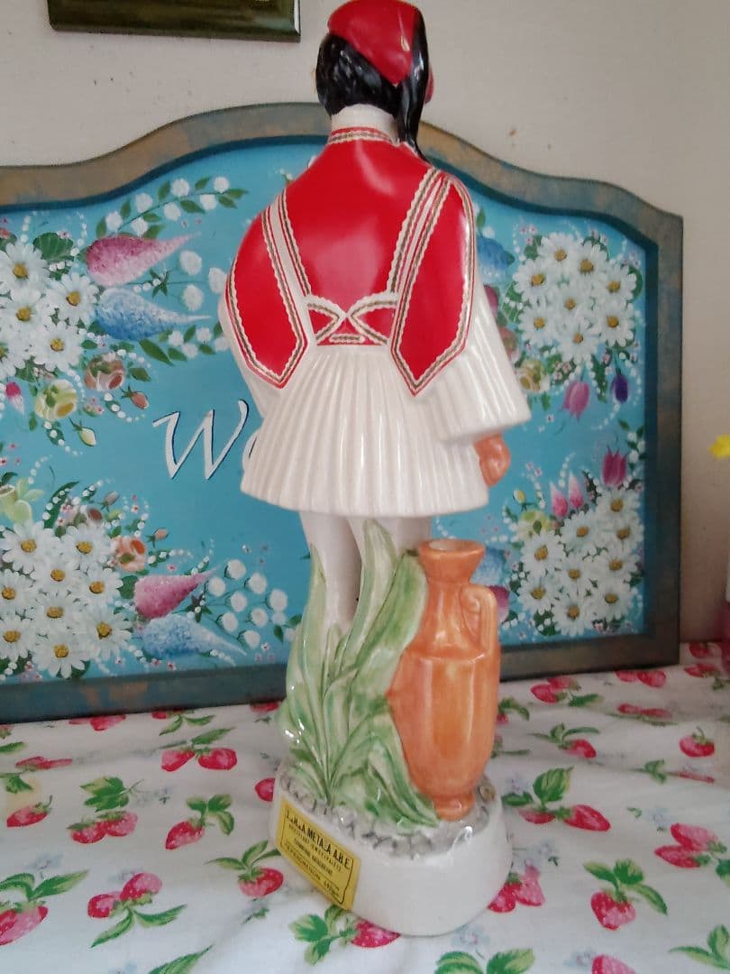 メタクサ　５スター　人形陶器ボトル　500ml オールド　46cm ブランデー