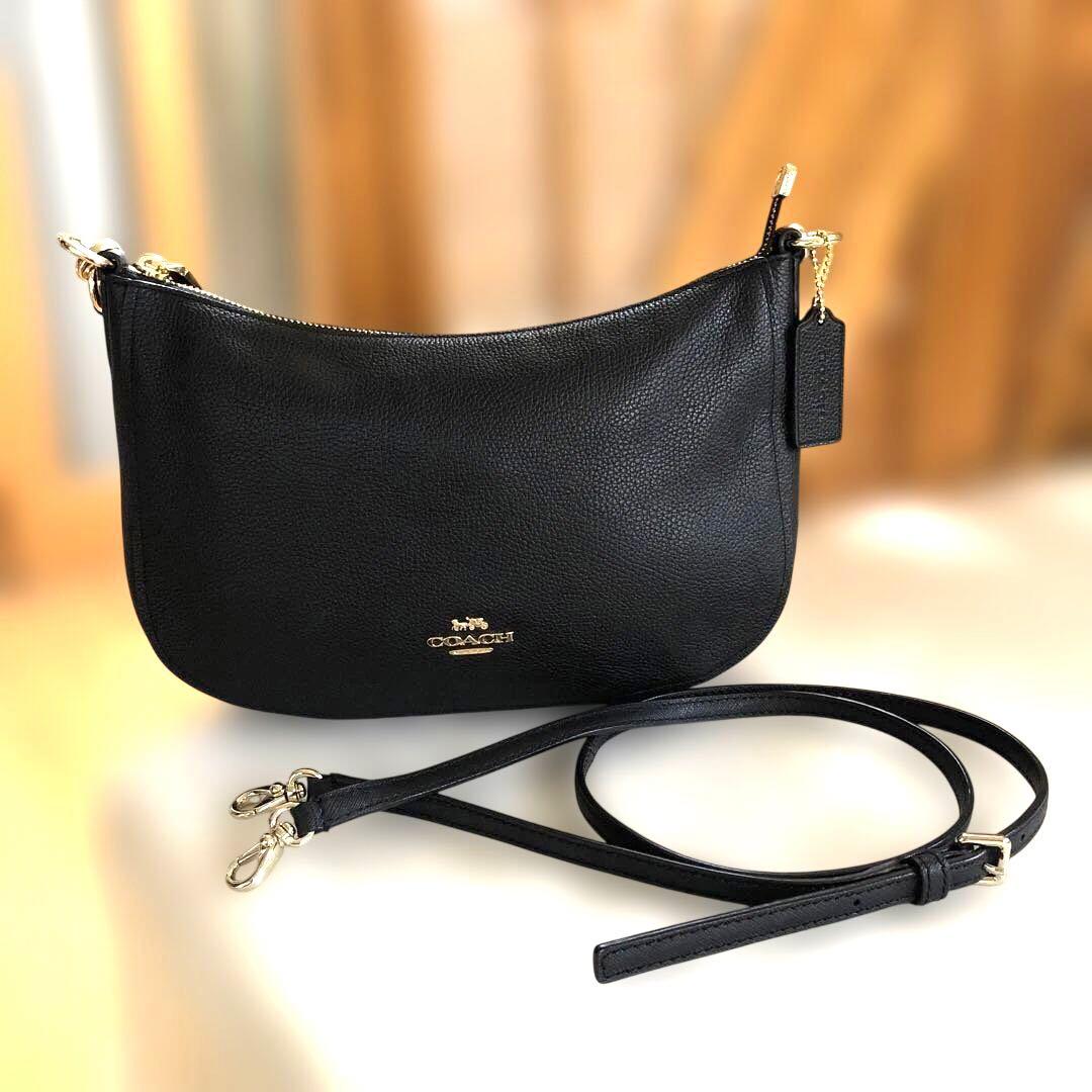 ［未使用］コーチ　チェルシー　ハーフムーン　ショルダーバッグ　2way 黒