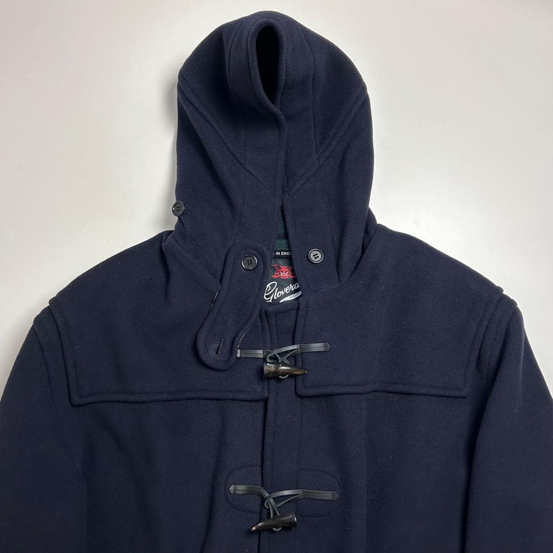 【極美品】グローバーオール/モリス/ダッフルコート/ブラックウォッチ/イギリス製