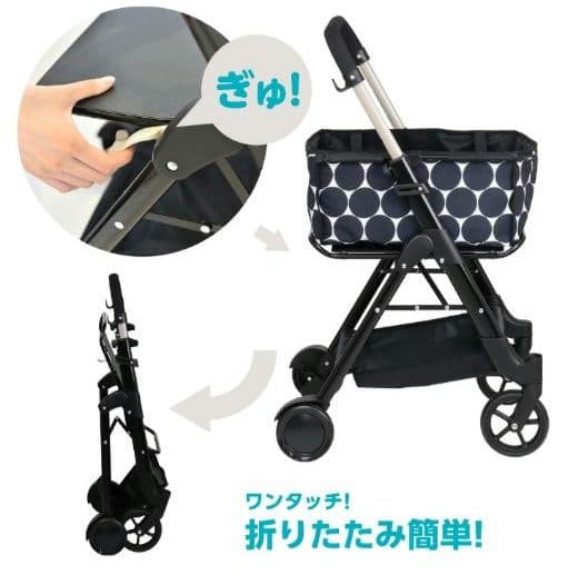 未使用・幸和製作所ショッピングカート　保冷バッグ　便利な傘立て　カバンフック付き