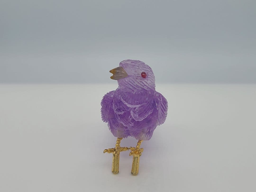 天然石鳥彫刻 ことりのつどい