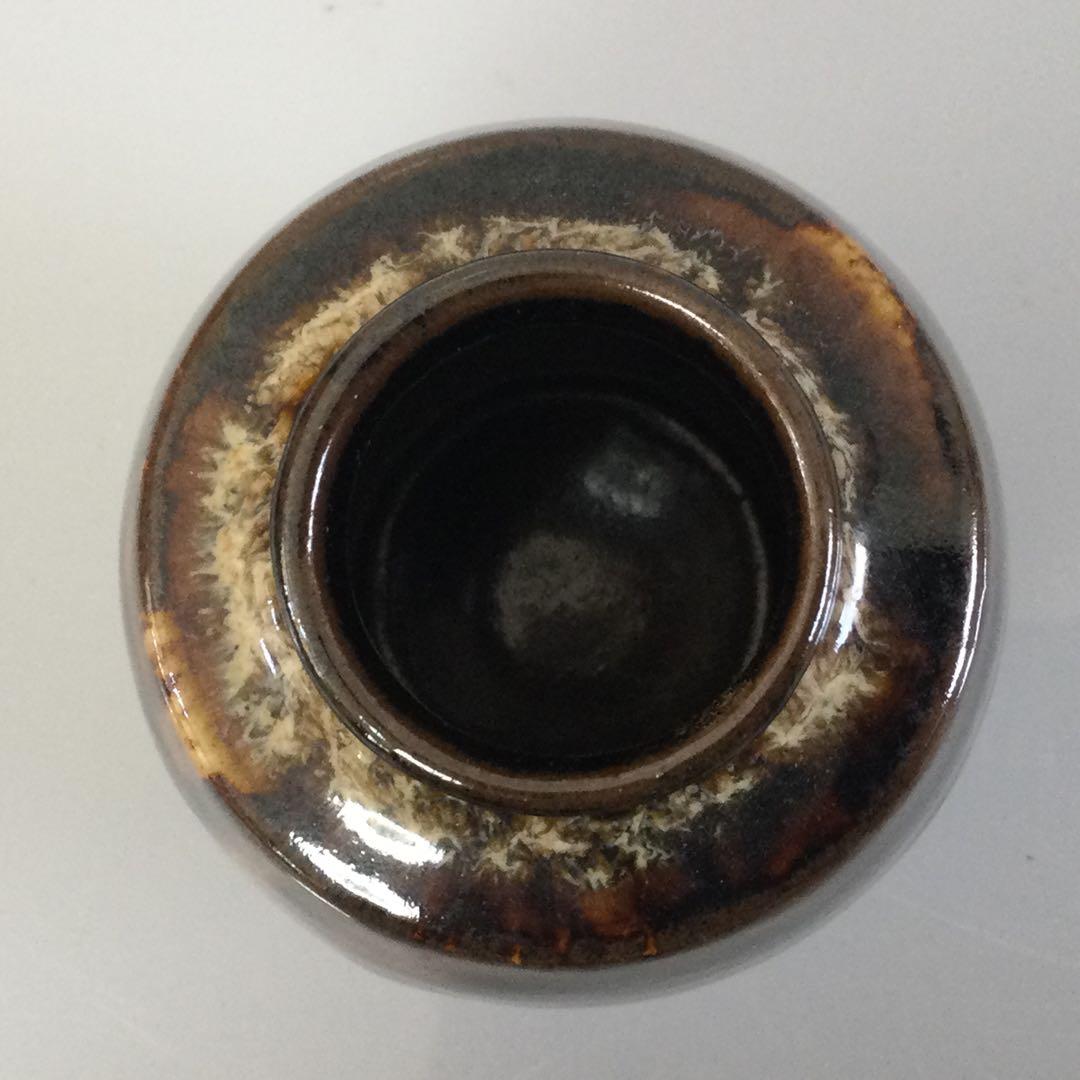 京焼 肩衝茶入 桶谷定一作 茶道具 供箱 T868
