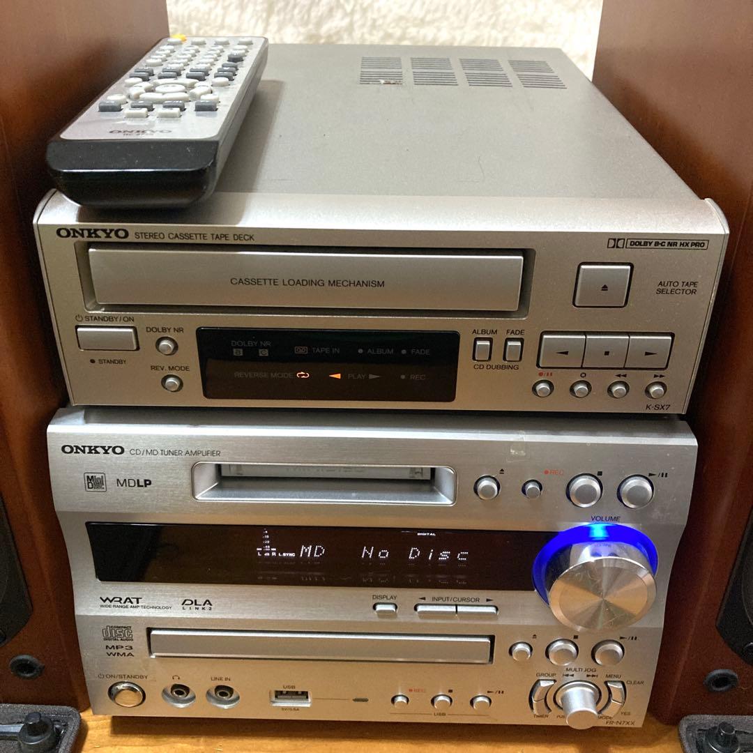 【一部難・動作品】ONKYO FR-N7XX コンポ ラジオ オーディオ