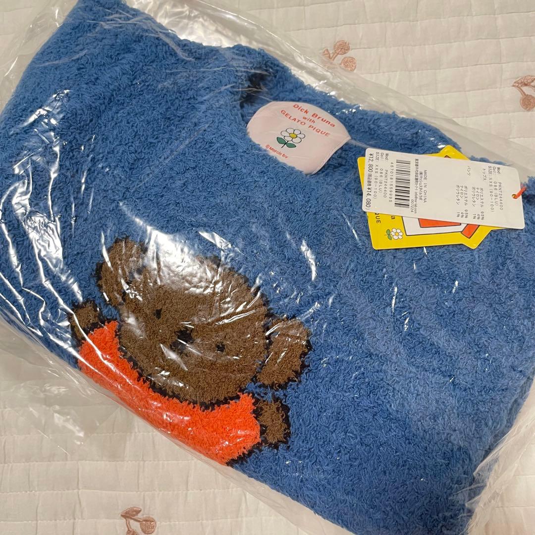 ジェラートピケ　【DickBruna】ベビモコプルオーバー&ロングパンツ　ボリス