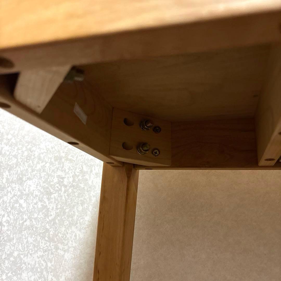 【美品】ベルメゾン コンパクトデスク PCデスク 等に アルダー材