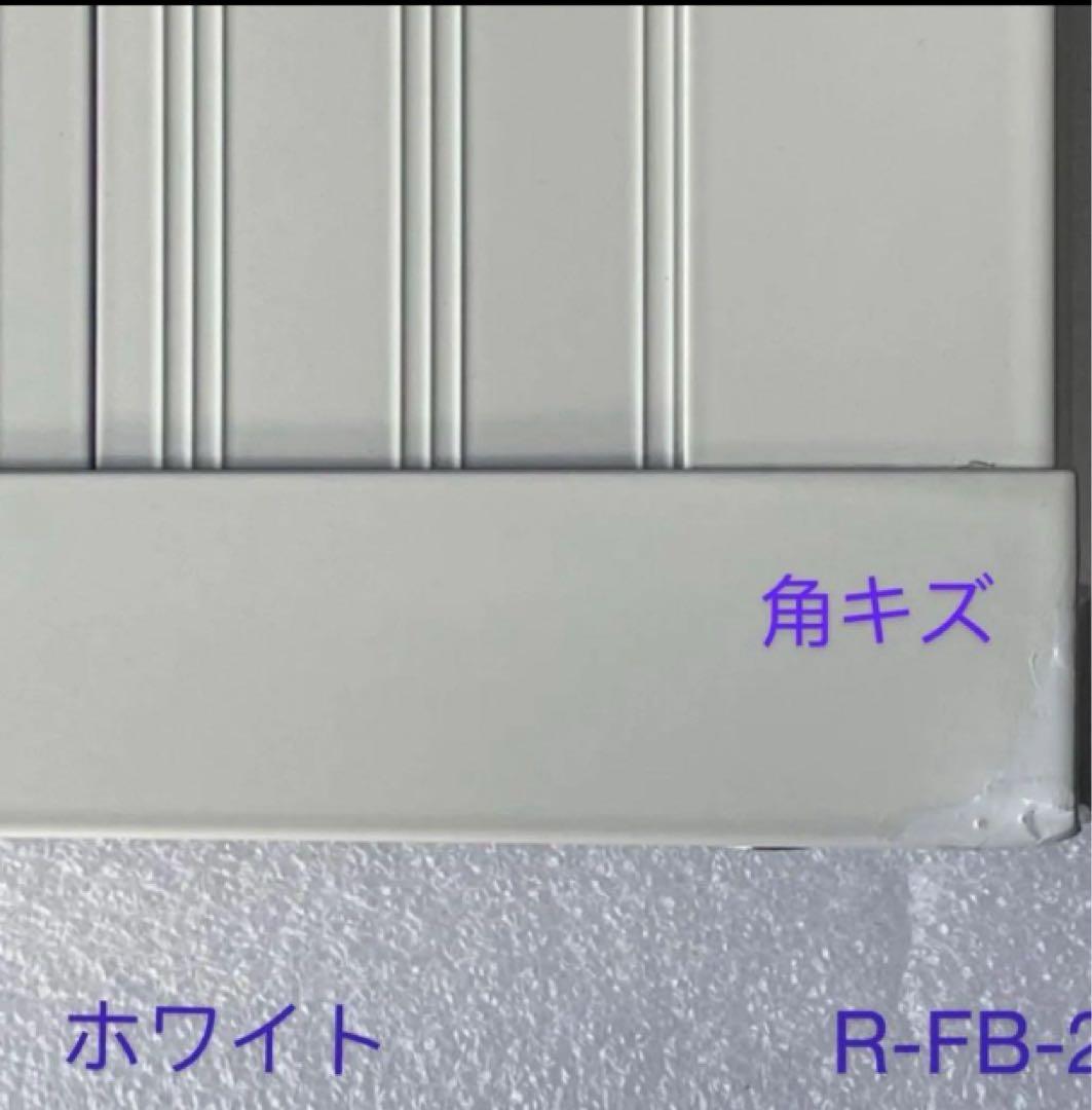 アルミ製 エアコン室外機カバー排気ルーバー方向可調整R-ホワイト