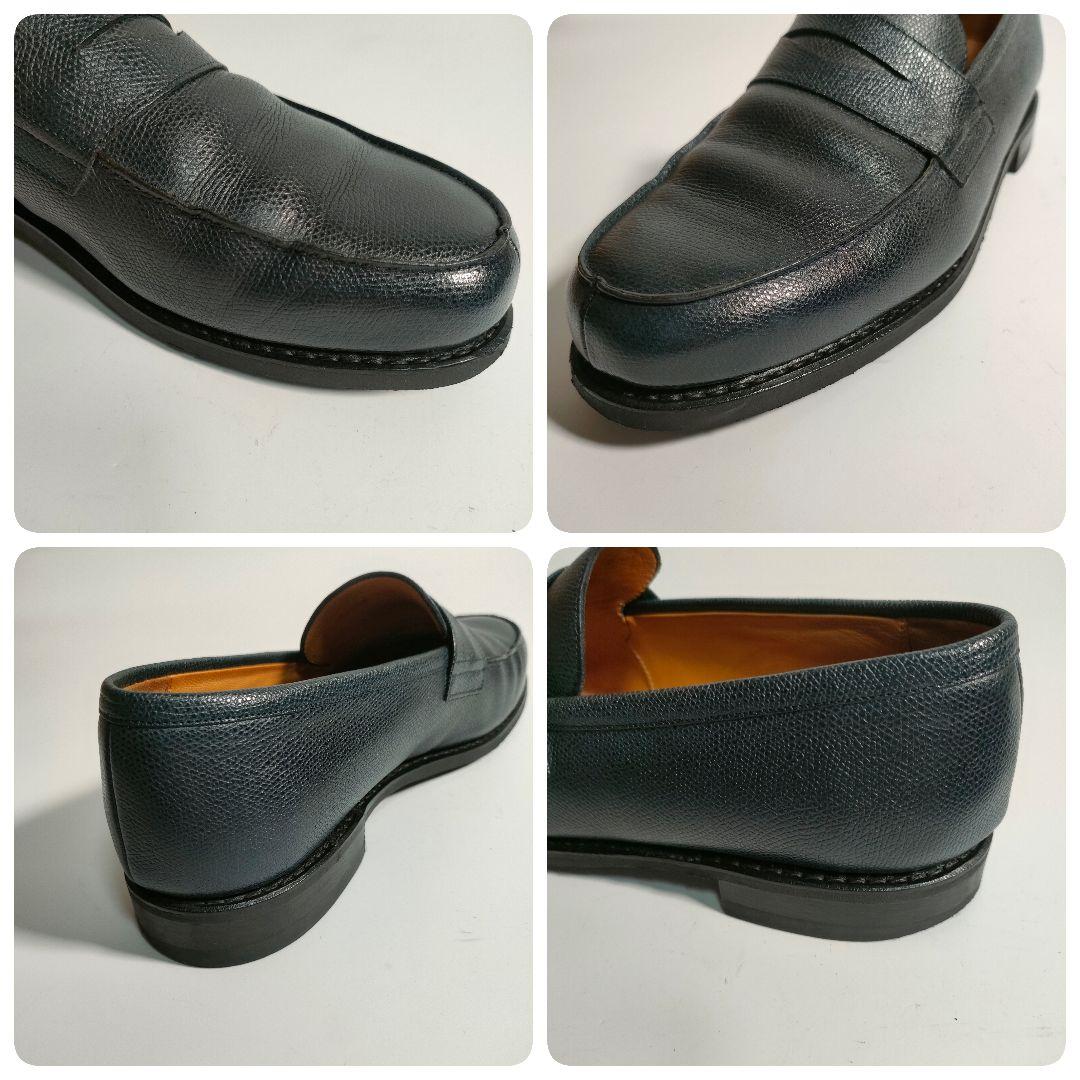 Paraboot アドニス ADONIS シボ革 箱付 ネイビー 8