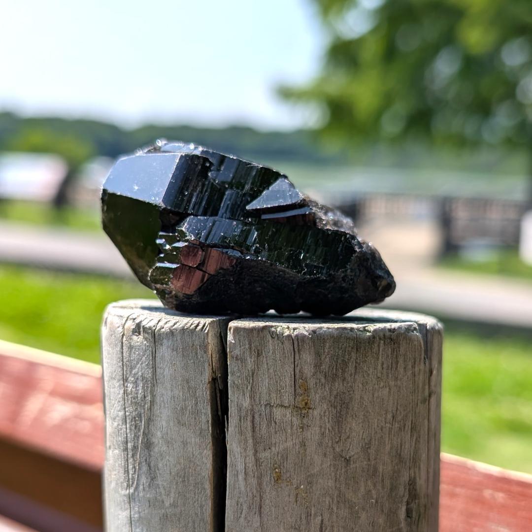 モリオン 原石 山東省産 黒水晶 53g お守り パワーストーン 玄関に置くと吉