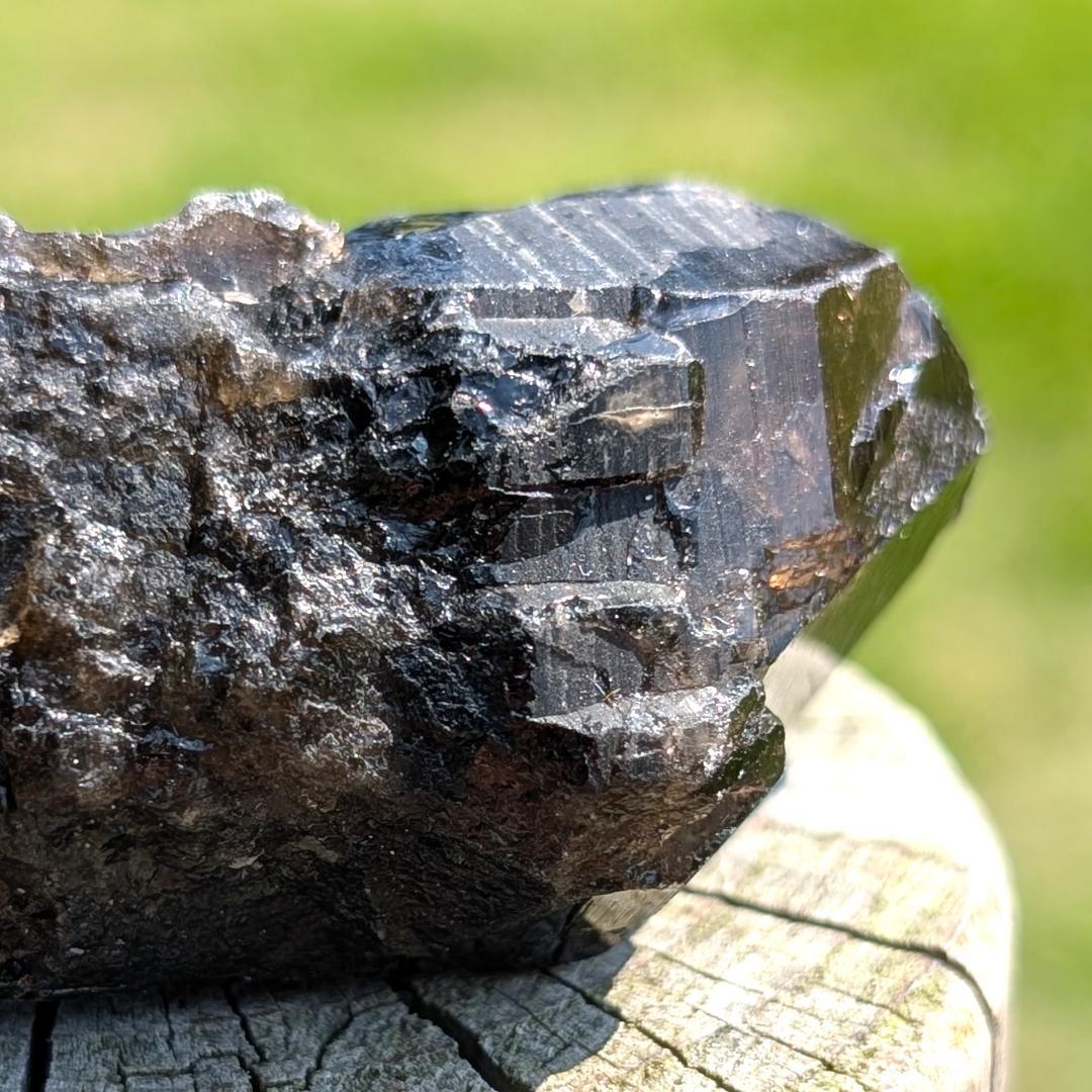 モリオン 原石 山東省産 黒水晶 53g お守り パワーストーン 玄関に置くと吉