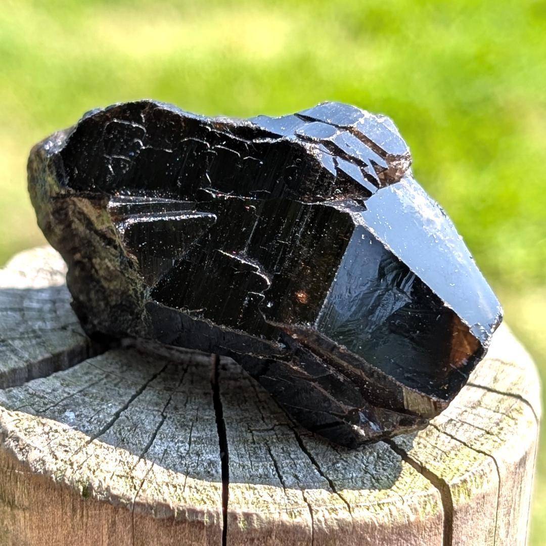 モリオン 原石 山東省産 黒水晶 53g お守り パワーストーン 玄関に置くと吉