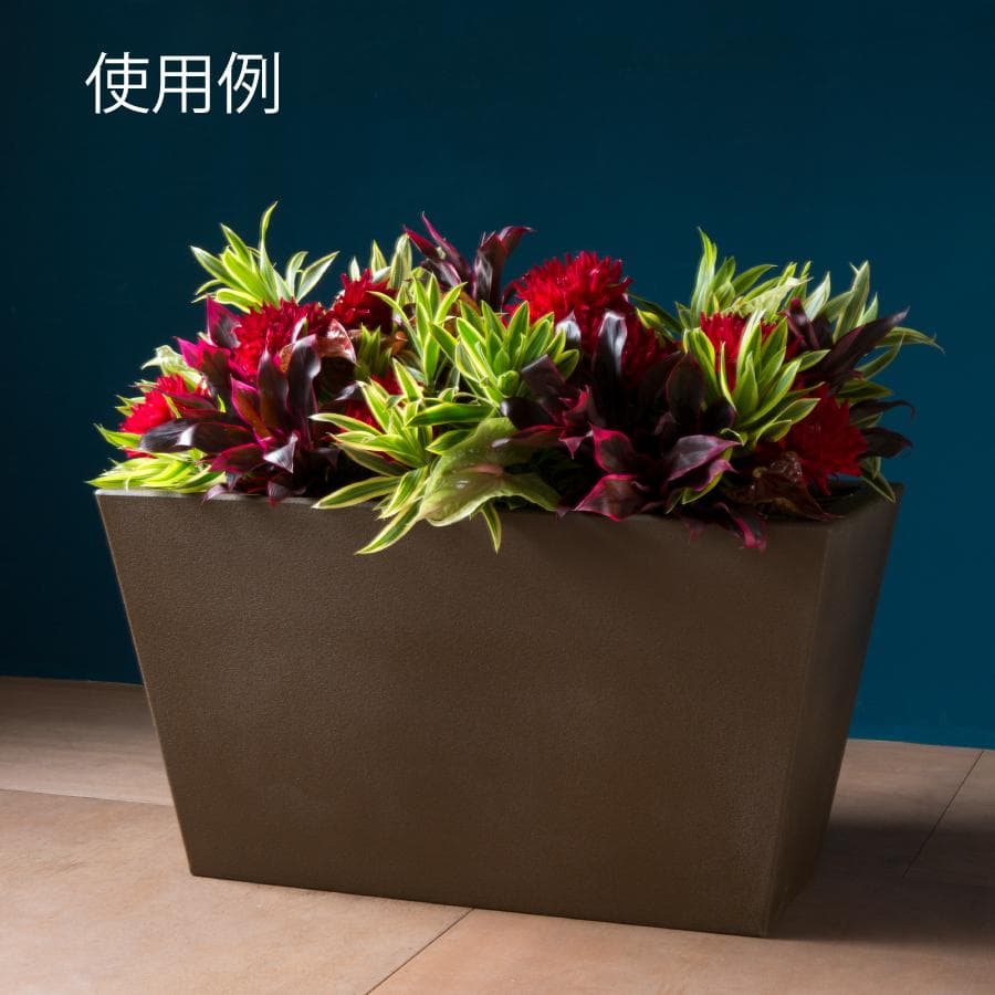 大幅値下げ！【引取限定】インテリアプランター（茶）大型鉢カバー　ブラウン