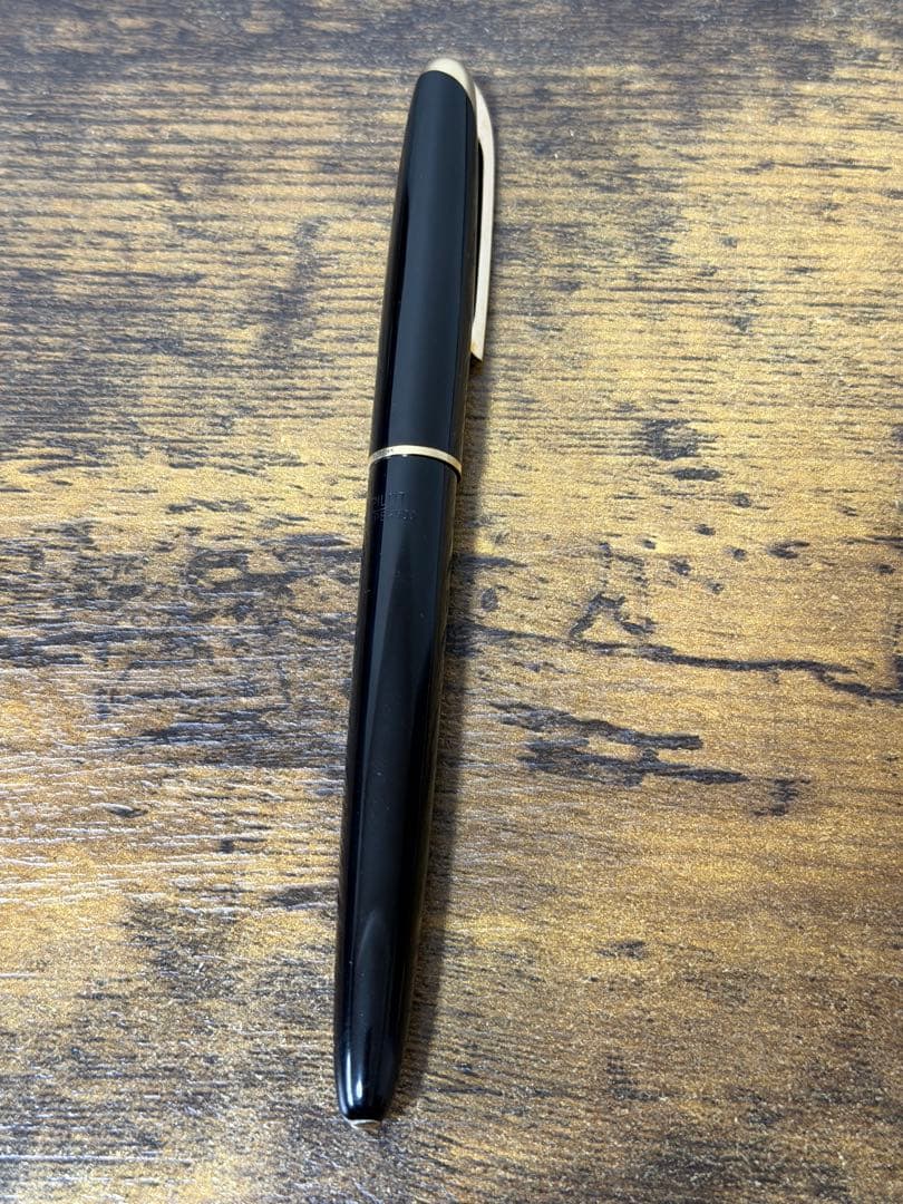 1958年　スーパー500 丸研ぎニブ　14金　M パイロット　万年筆　漆塗