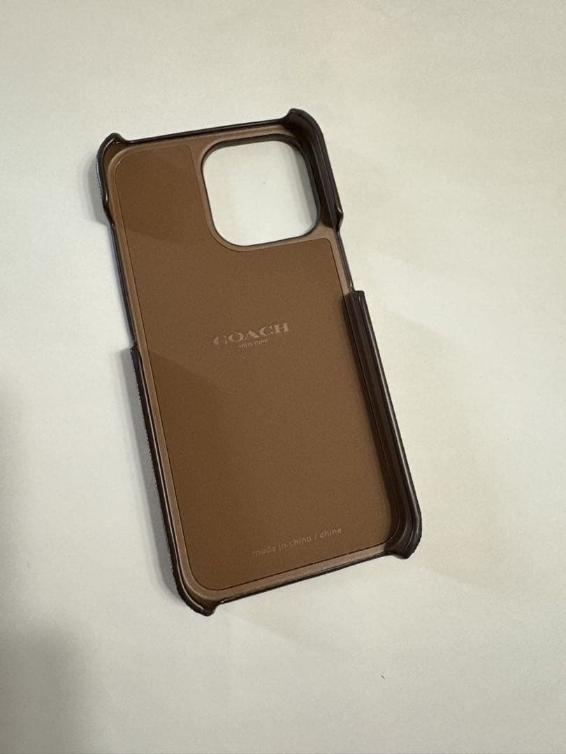 コーチ COACH iPhone13 pro 対応 ケースKHAKI MULTI