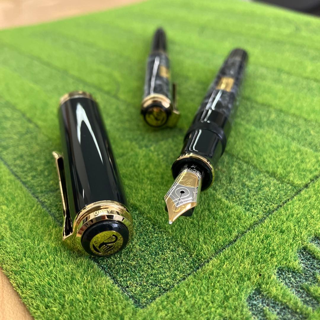 ペリカン Pelikan Wall Street 限定版 万年筆ボールペンセット