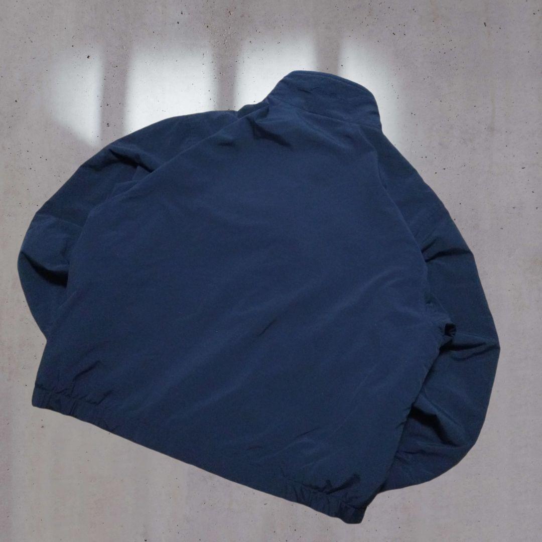00s Eddie Bauer ウォームアップジャケット L 濃紺 シェルド