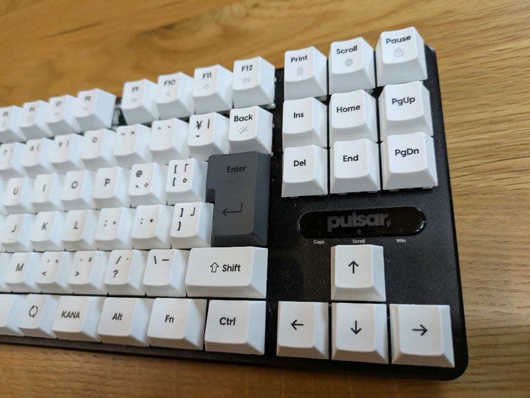 Pulsar PCMK 2 HE TKL ゲーミングキーボード 日本語配列