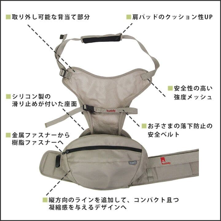 TeLasbaby ヒップシート DaG3 C330 カームベージュ