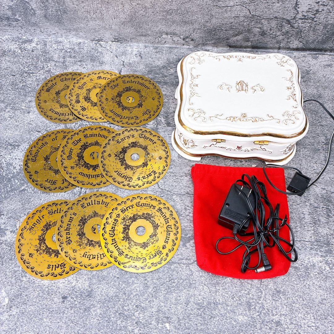 canty621様　スタークリスマス ディスクオルゴール 陶器 アンティーク