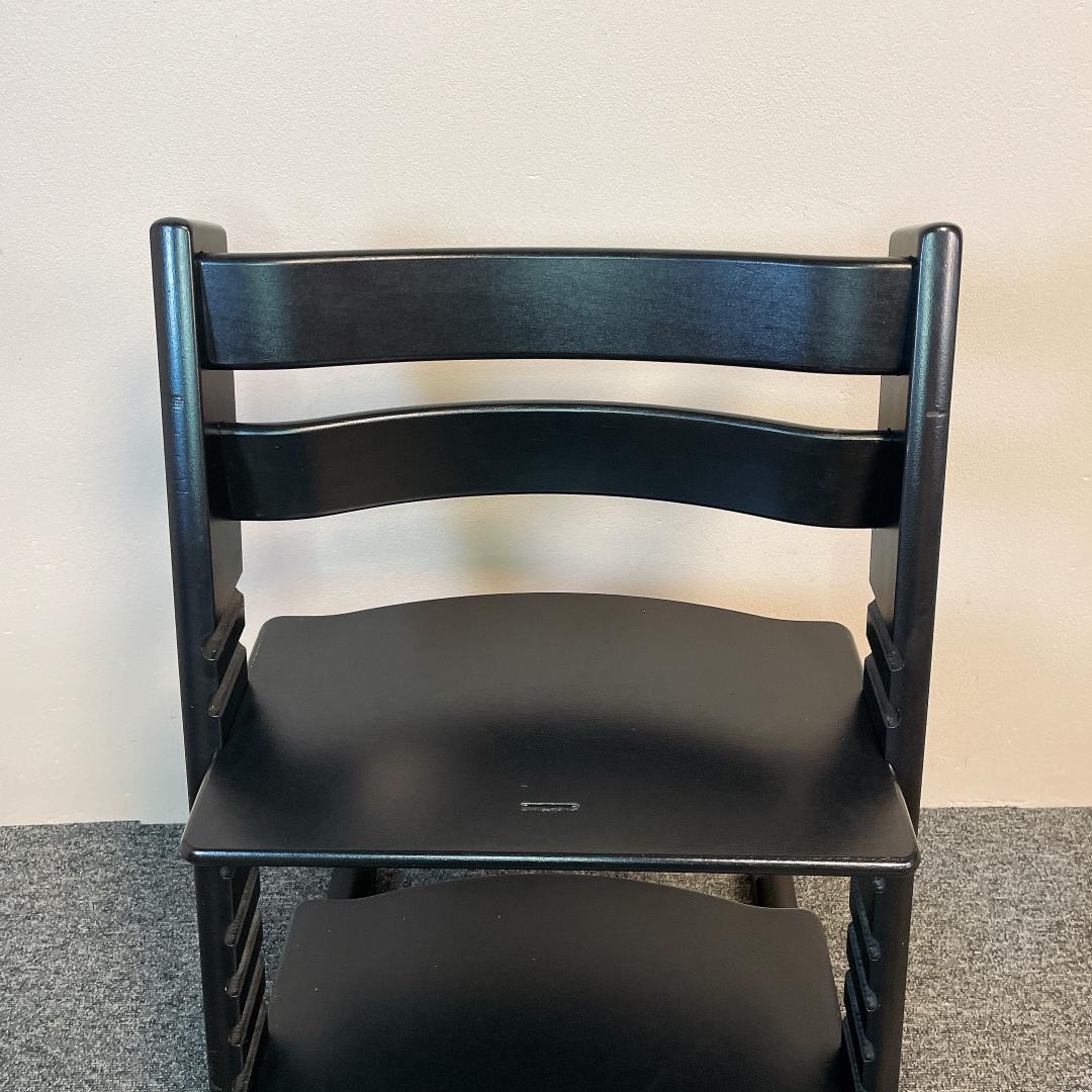 希少色　シリアル6　現行モデル　ストッケ　トリップトラップ　ブラック