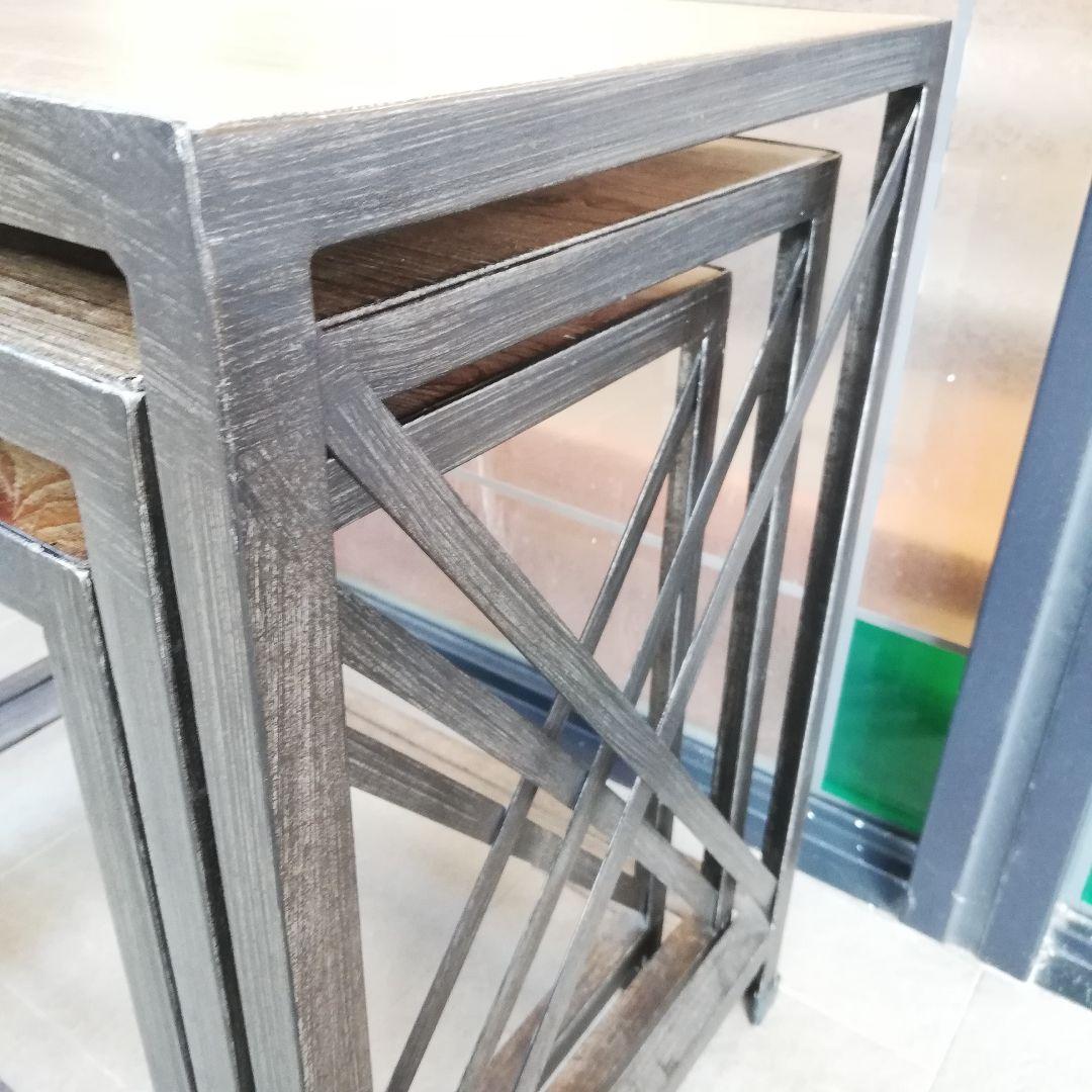 新春還元セール◇美品　ASHLEY　ネストテーブル3個セット/サイドテーブル