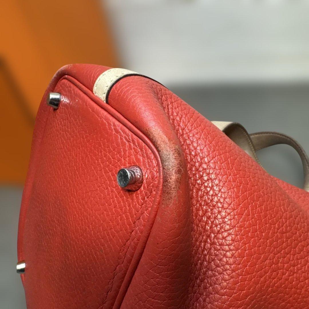 HERMES エルメス　ピコタンロックPM バイカラー　トリヨン