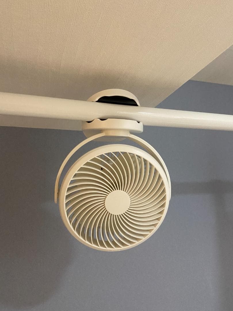 卓上クリップ充電式扇風機 静音 10000mAh大容量