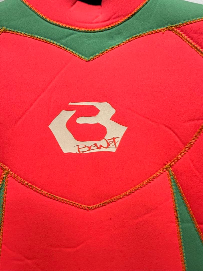 Bウェット 長袖タッパー ピンク/グリーン