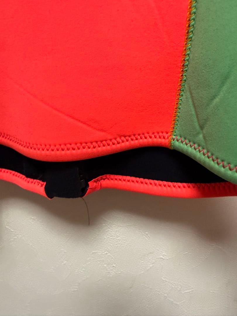 Bウェット 長袖タッパー ピンク/グリーン