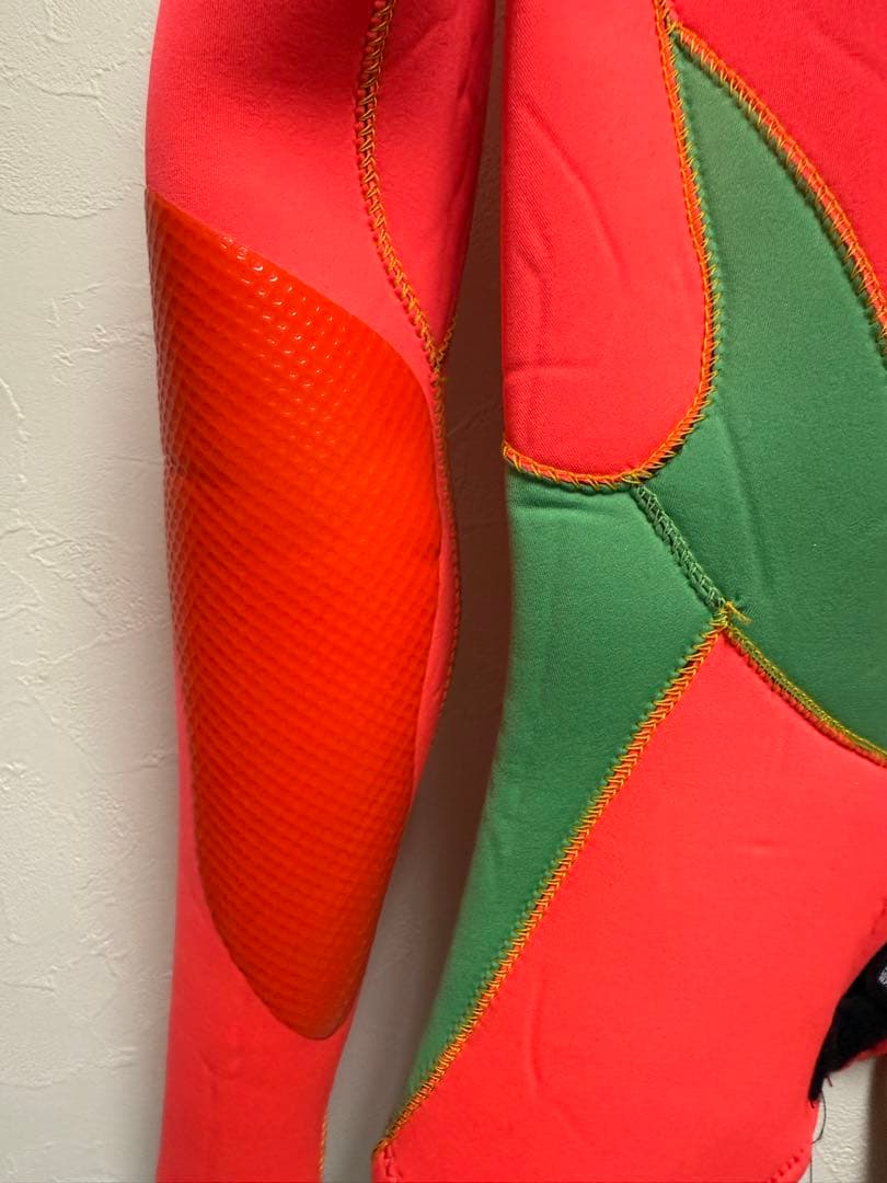 Bウェット 長袖タッパー ピンク/グリーン