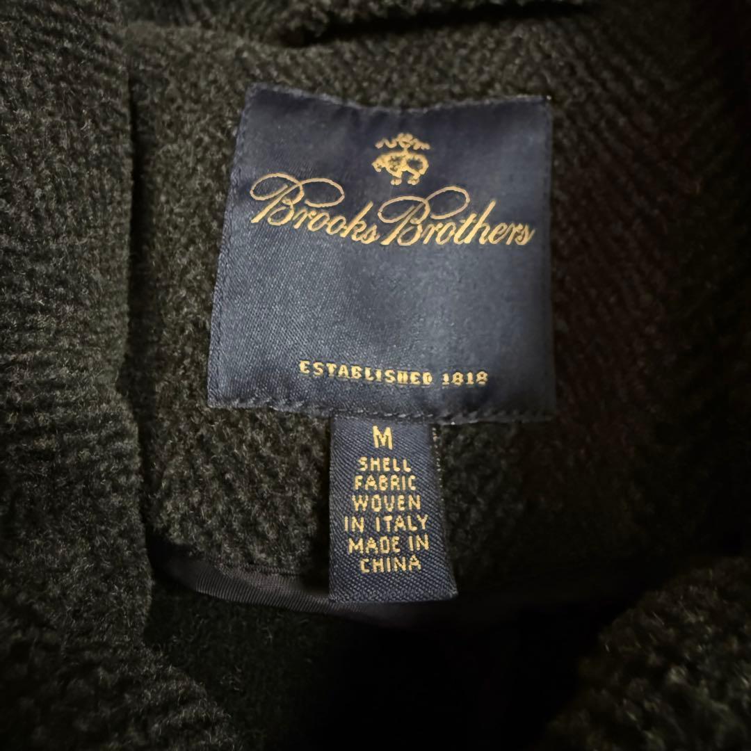 ブルックスブラザーズ ダッフルコート ウール ムーアブルック M
