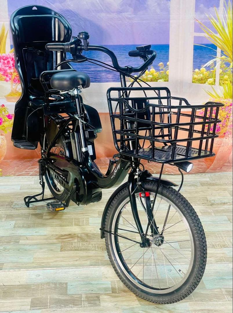 人気モデル！パスバビー12AH⭐️ヤマハ子供乗せ電動アシスト自転車Y3274