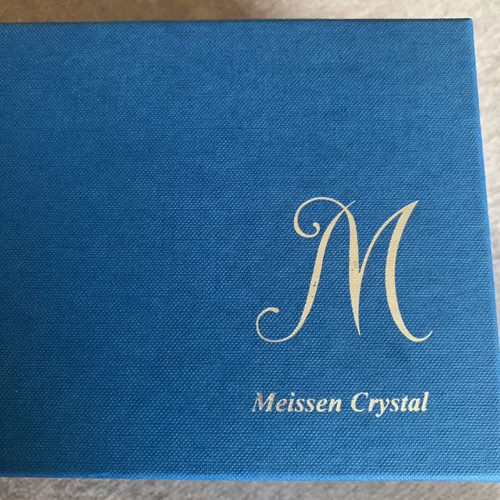 マイセン　イニシャルグラスセット