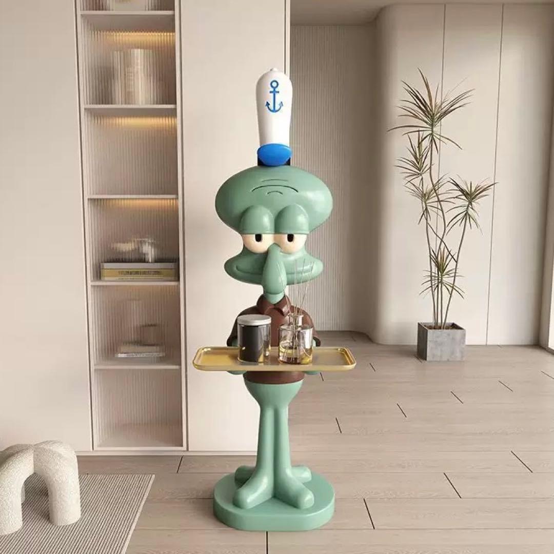 新品　スポンジボブ イカルゴ 特大インテリア フィギュア